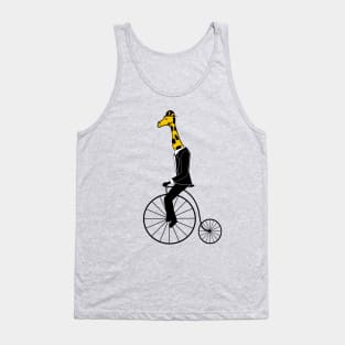 Penny-farthing Giraffe Tank Top